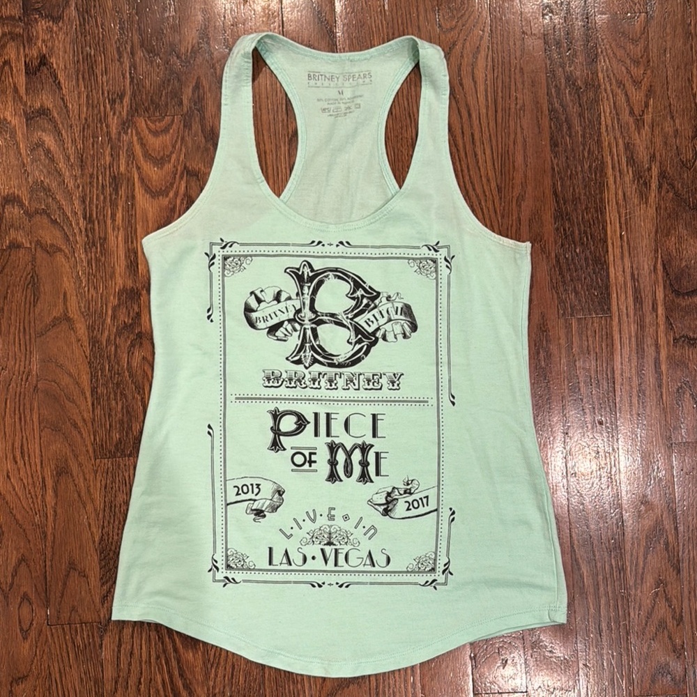 Britney Spears Mint Green Tank Top